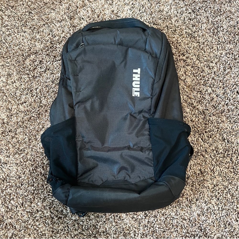 Thule Black Backpack – Durable Travel/Work Bag